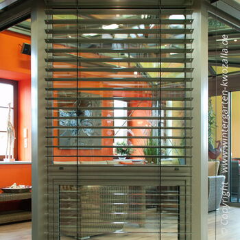 Außenjalousien offen / Raffstoren Flexible Tageslichtnutzung