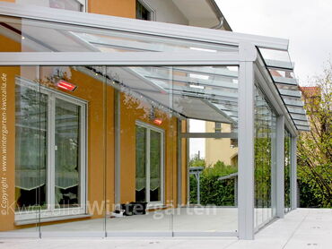 Terrasse - Verglasungen mit flächigen Glaselementen 3