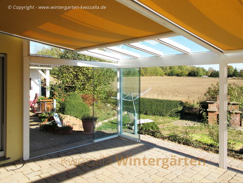 Wintergarten - Referenzen | Alu Wintergarten mit innenliegendem Sonnenschutz