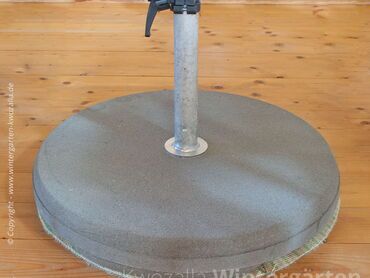 Sonnenschirmständer, Betonsockel - rund