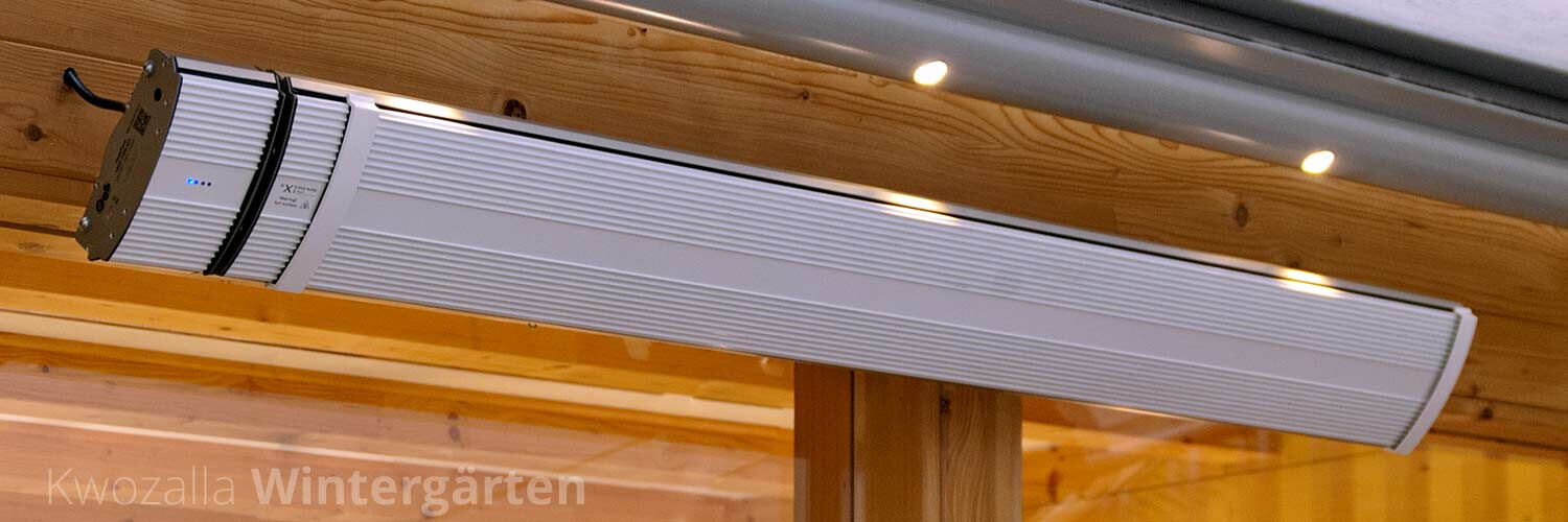 Terrassenheizung, Heizstrahler, Außenheizung, Wärmestrahler - Infrarot