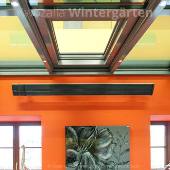 Dunkelstrahler - Infrarot-Heizstrahler als Terrassenheizung, Wintergartenheizung