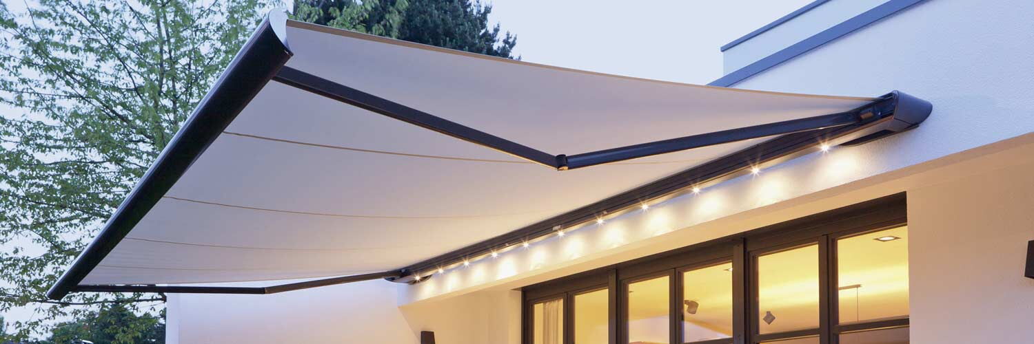 Sonnenschutz durch Markisen - Vollkassettenmarkise bis offene Markise
